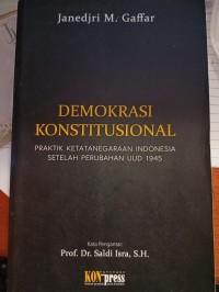 Image of DEMOKRASI KONSTITUSIONAL