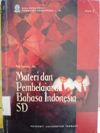 Image of Materi dan pembelajaran bahasa Indonesia sd