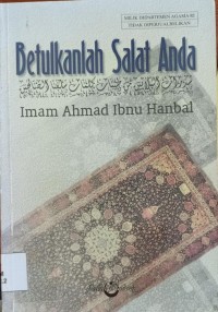 Image of Betulkanlah Shalat Anda