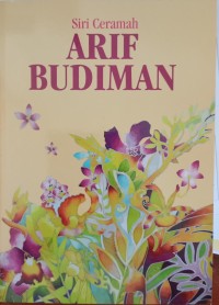 Image of Siri Ceramah Arif Budiman