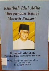 Image of Khutbah Idul Adha 'Berqurban Kunci Meraih Sukses