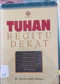 Image of Tuhan begitu Dekat