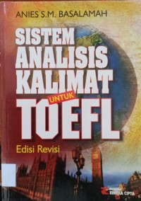 Image of Sistem Analisis Kalimat untuk Toefl edisis Revisi