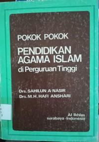 Image of Pokok-poko Pendidikan Agama Islam di Perguruan Tinggi