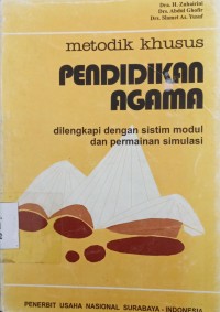 Image of Metodik Khusus Pendidikan Agama