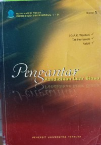 Image of Pengantar Pendidikan Luar Biasa